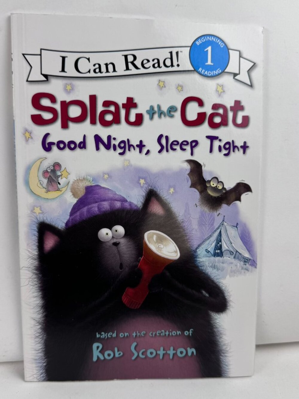 Splat the Cat Good Night, Sleep Tight Rob Scotton I Can Read Level 1 Paperback